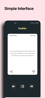 Fact Me! Facts - Did You Know? android App screenshot 3